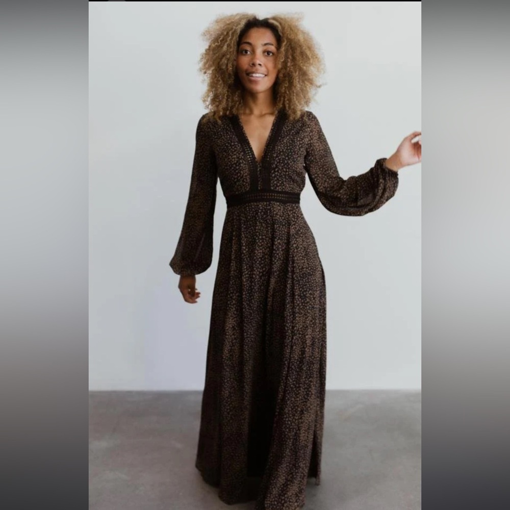 Cha Cha Print Maxi Dress - Baltic Born